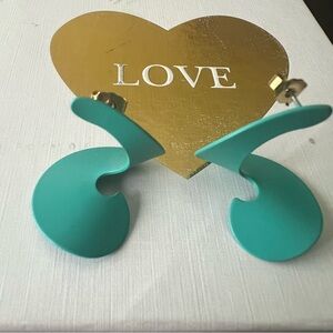 👑 Swirl vintage retro Turquoise Statement Earrings 5 for $10 jewelry sale